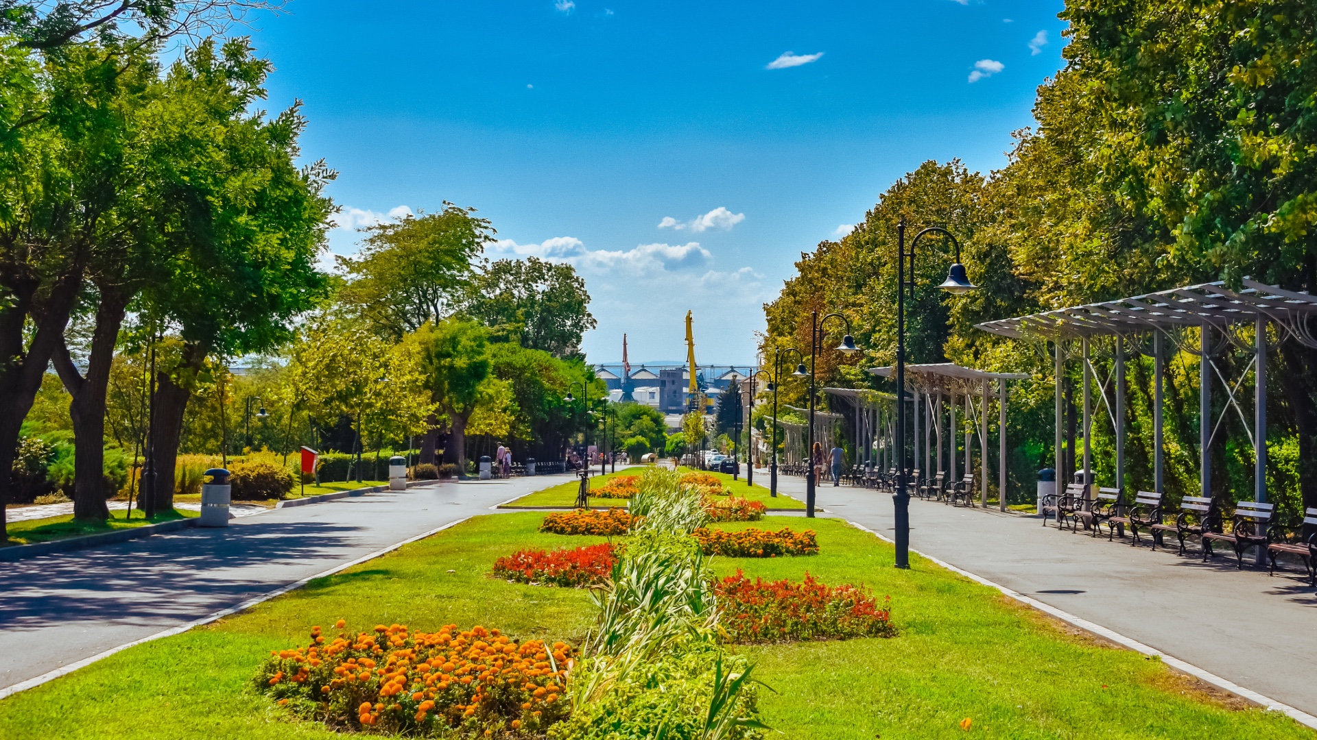 Sea Garden park in Burgas