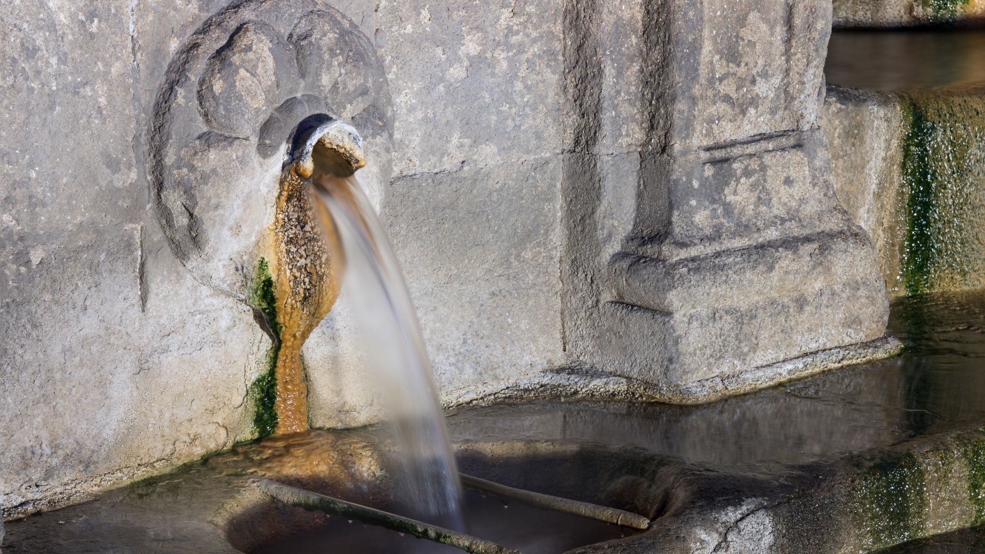Mineral spring at Aquae Calidae, Burgas